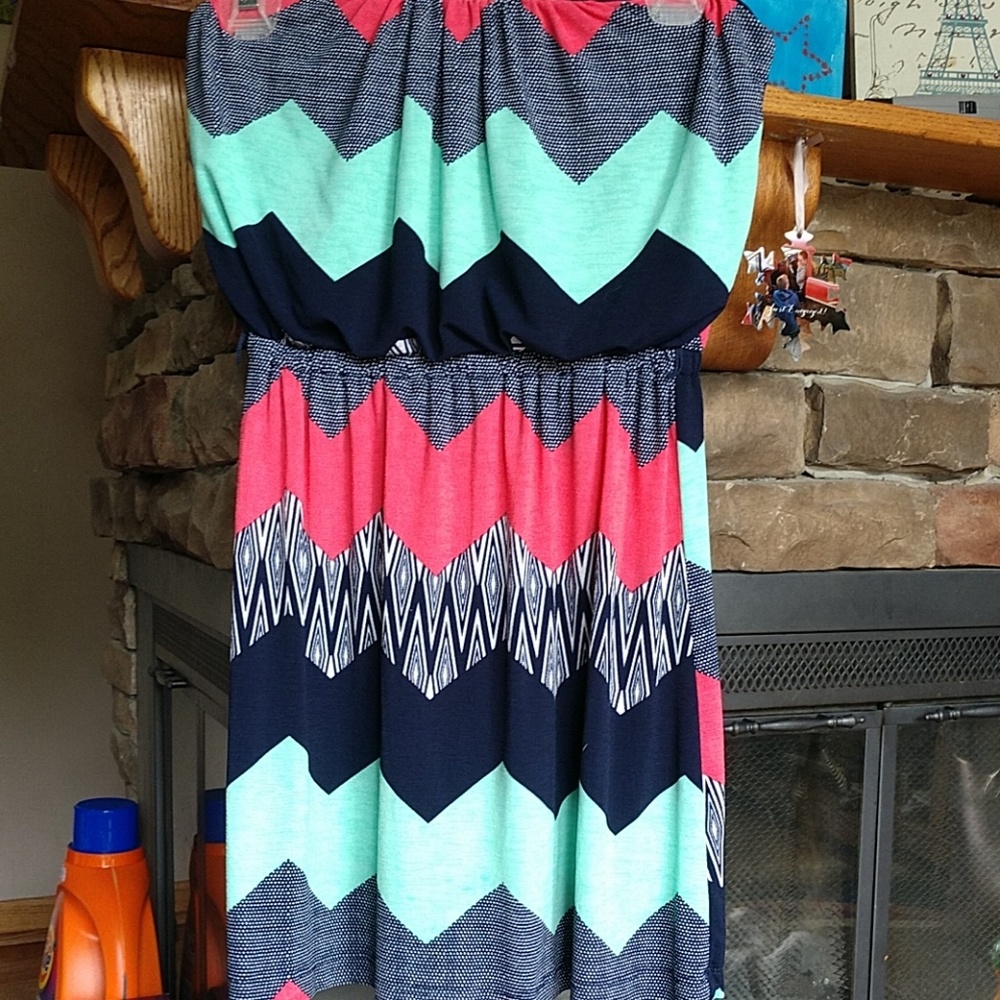 Strapless Mini Dress